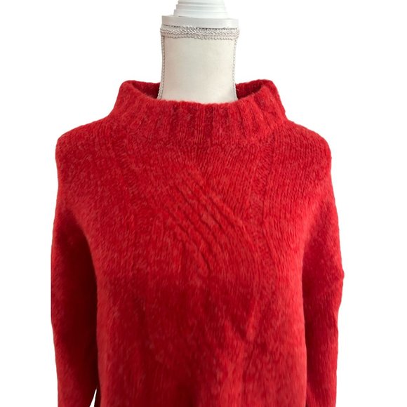 MICHELLE NICOLE Red Chenille Sweater Size Medium NEW with tags - Picture 2 of 6